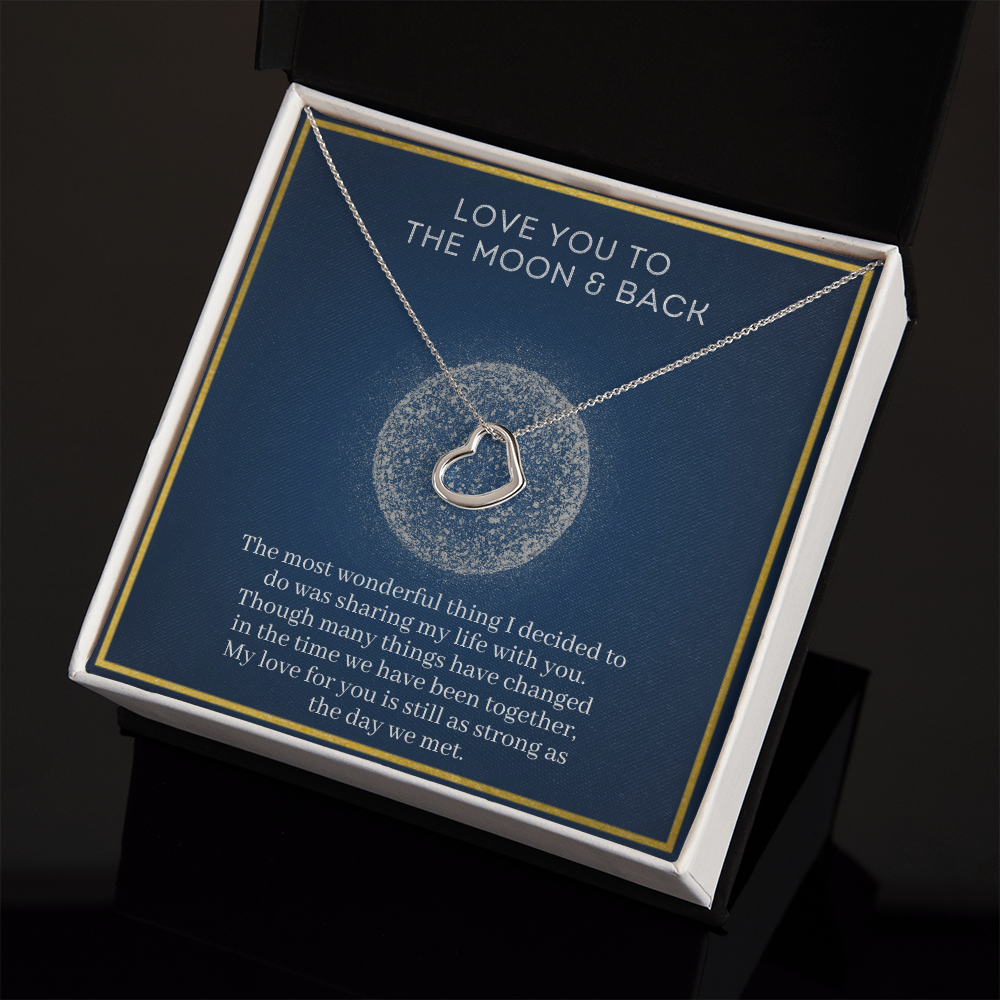 Love You To The Moon - Strong Forever Necklace