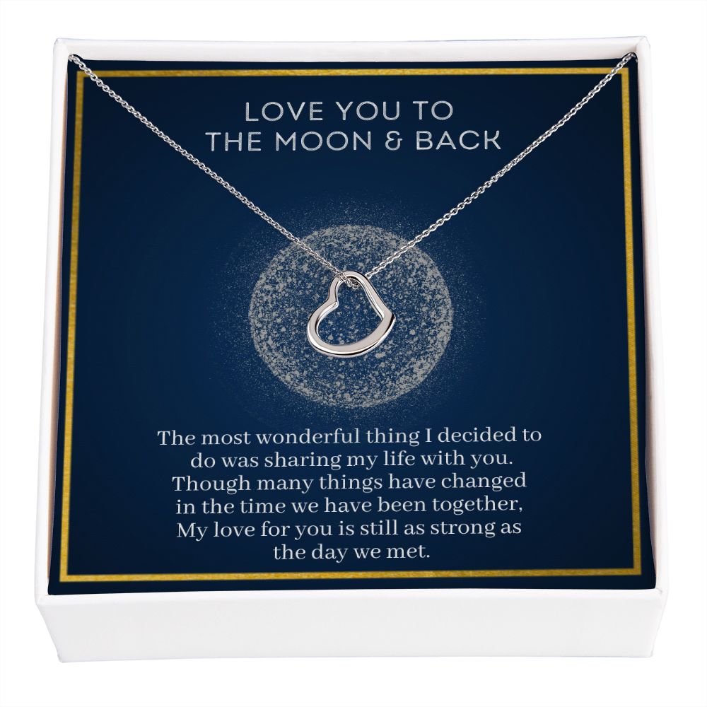 Love You To The Moon - Strong Forever Necklace