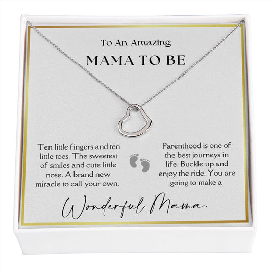 Ten Little Fingers - Expecting Mom Gift - Delicate Heart