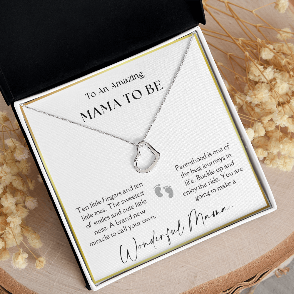 Ten Little Fingers - Expecting Mom Gift - Delicate Heart