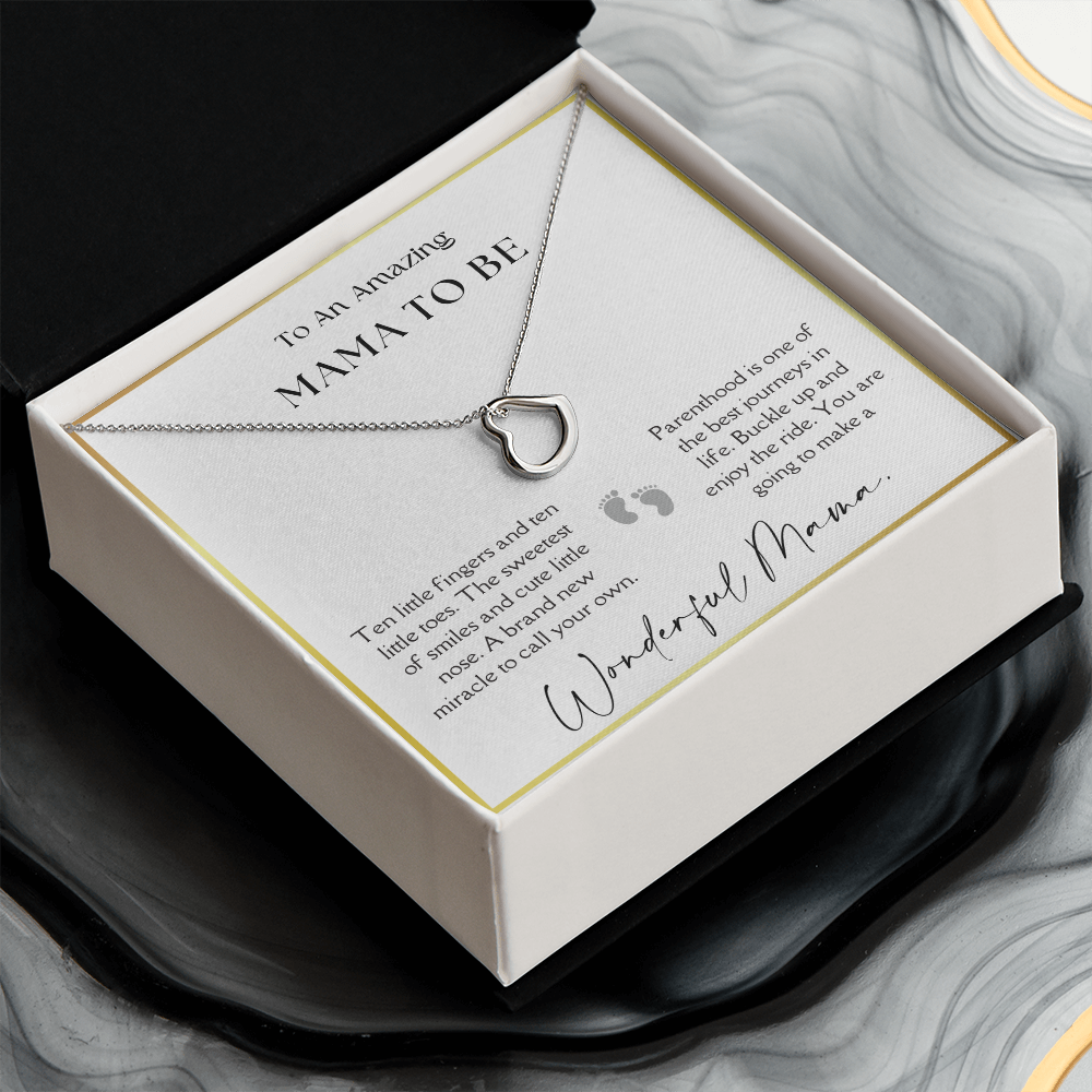 Ten Little Fingers - Expecting Mom Gift - Delicate Heart