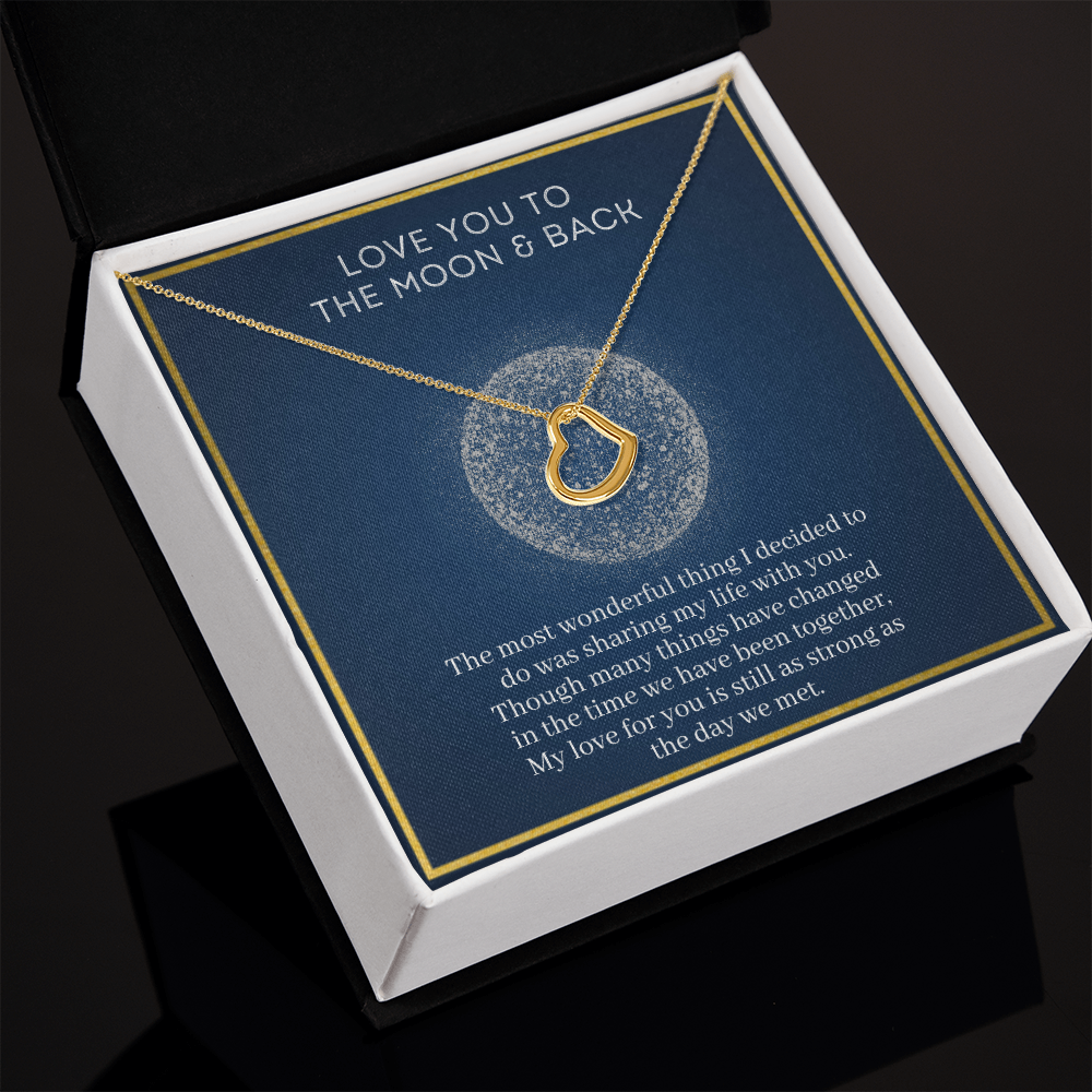 Love You To The Moon - Strong Forever Necklace