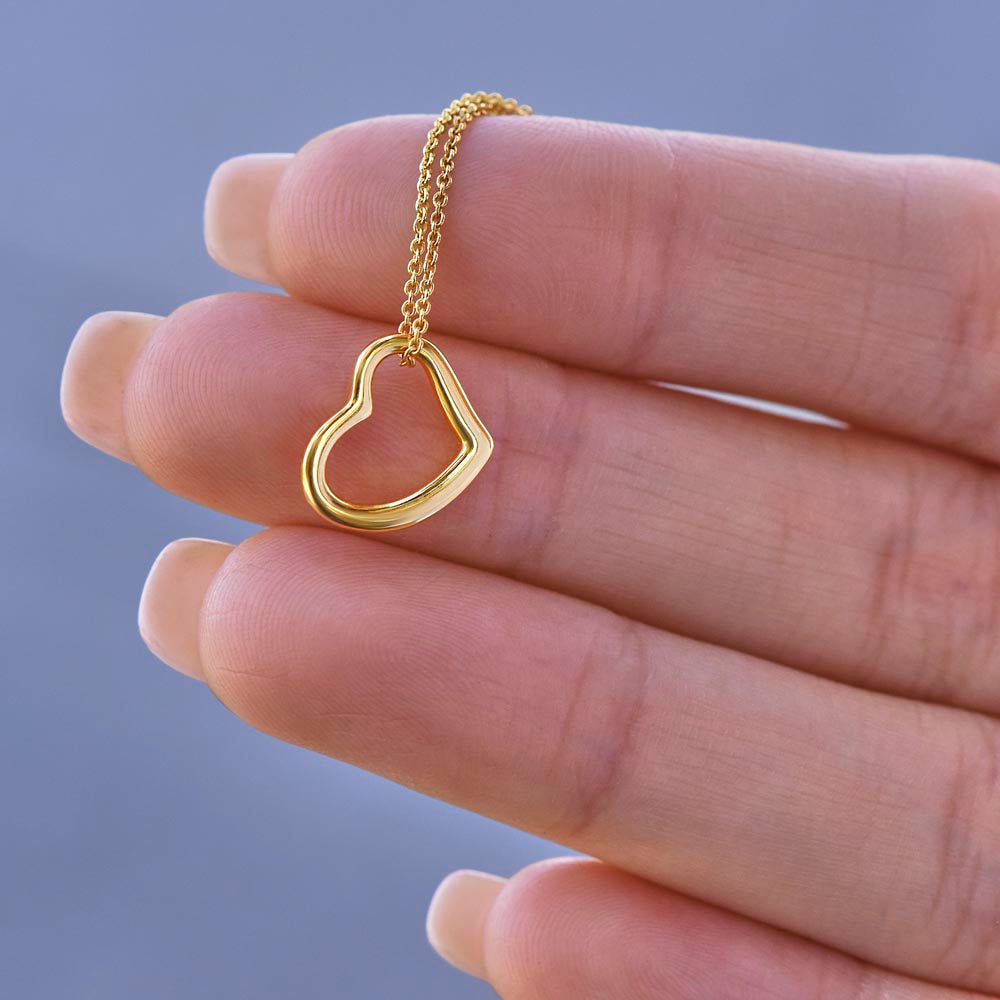 Moon and Back - Gift To Soulmate & Best Friend - Delicate Heart