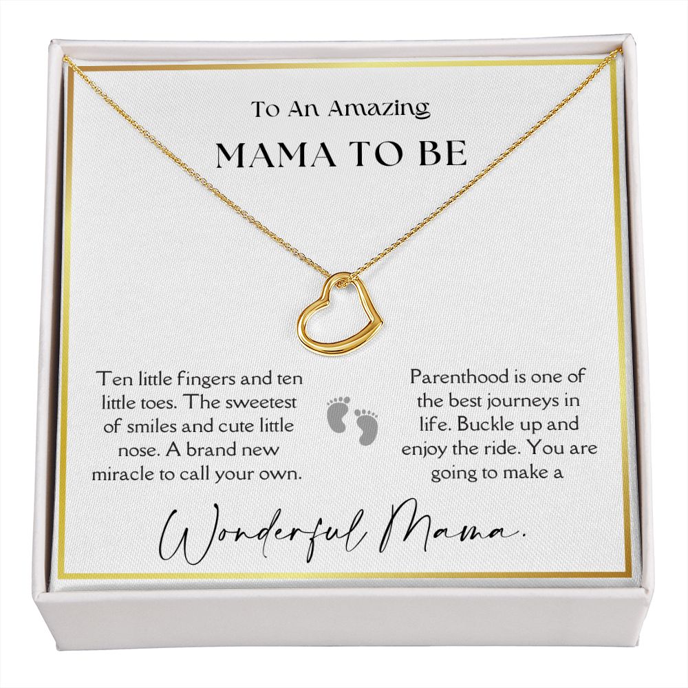Ten Little Fingers - Expecting Mom Gift - Delicate Heart