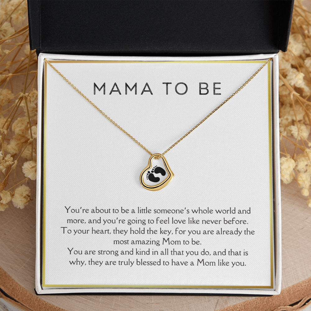 Love Like Never Before - Expecting Mom Gift - Delicate Heart