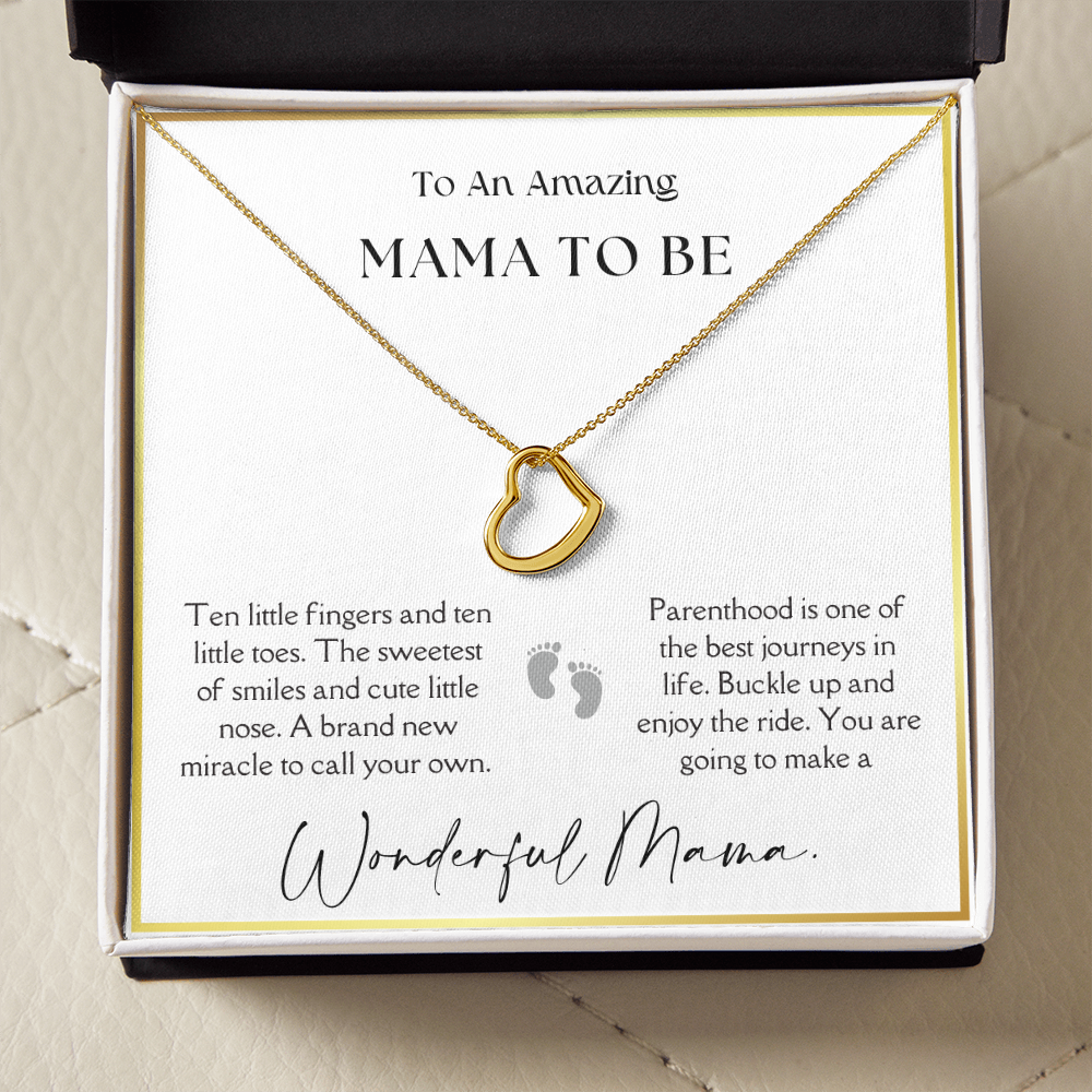Ten Little Fingers - Expecting Mom Gift - Delicate Heart