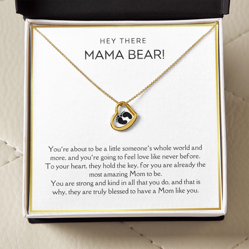 Someone's Whole World - Expecting Mom Gift - Delicate Heart