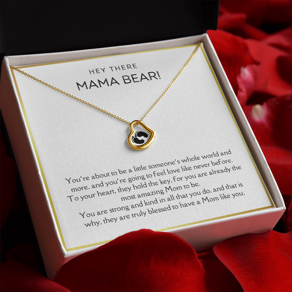 Someone's Whole World - Expecting Mom Gift - Delicate Heart