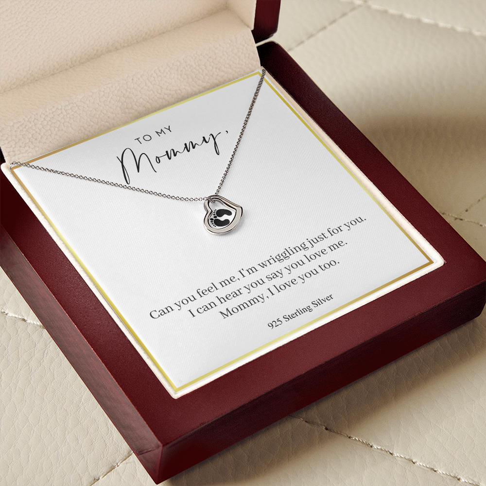 Wriggling Just For You - Expecting Mom Gift - Delicate Heart