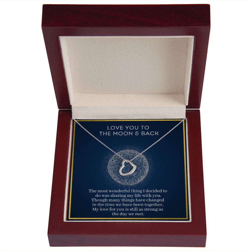 Love You To The Moon - Strong Forever Necklace