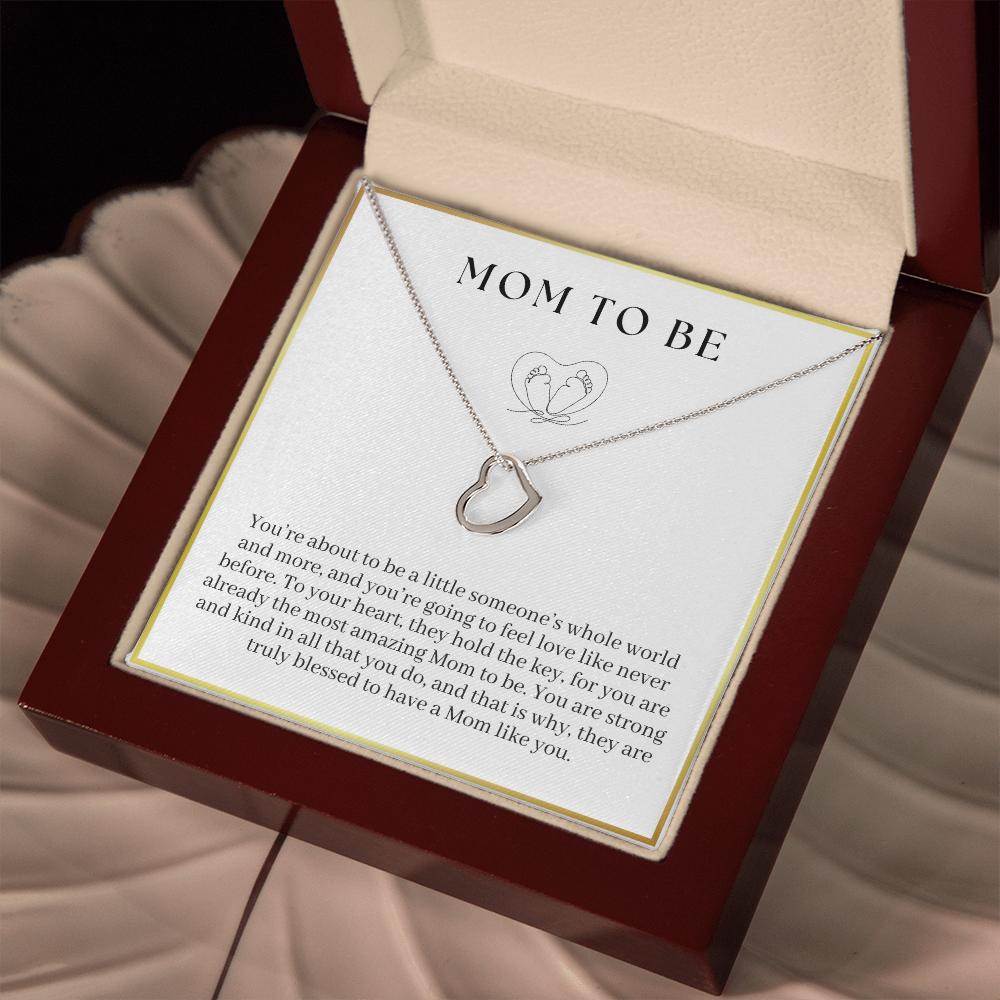 Mom Like You - Expecting Mom Gift - Delicate Heart