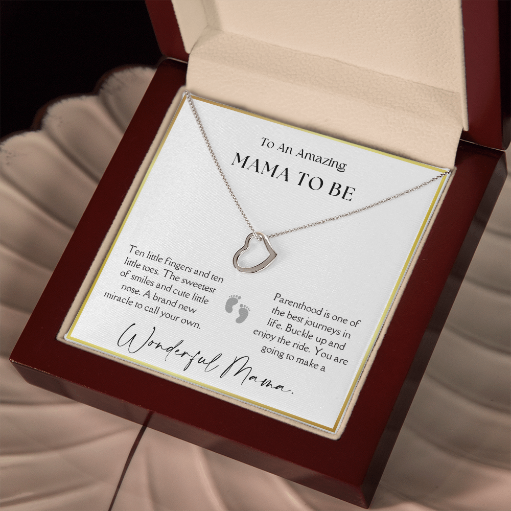 Ten Little Fingers - Expecting Mom Gift - Delicate Heart
