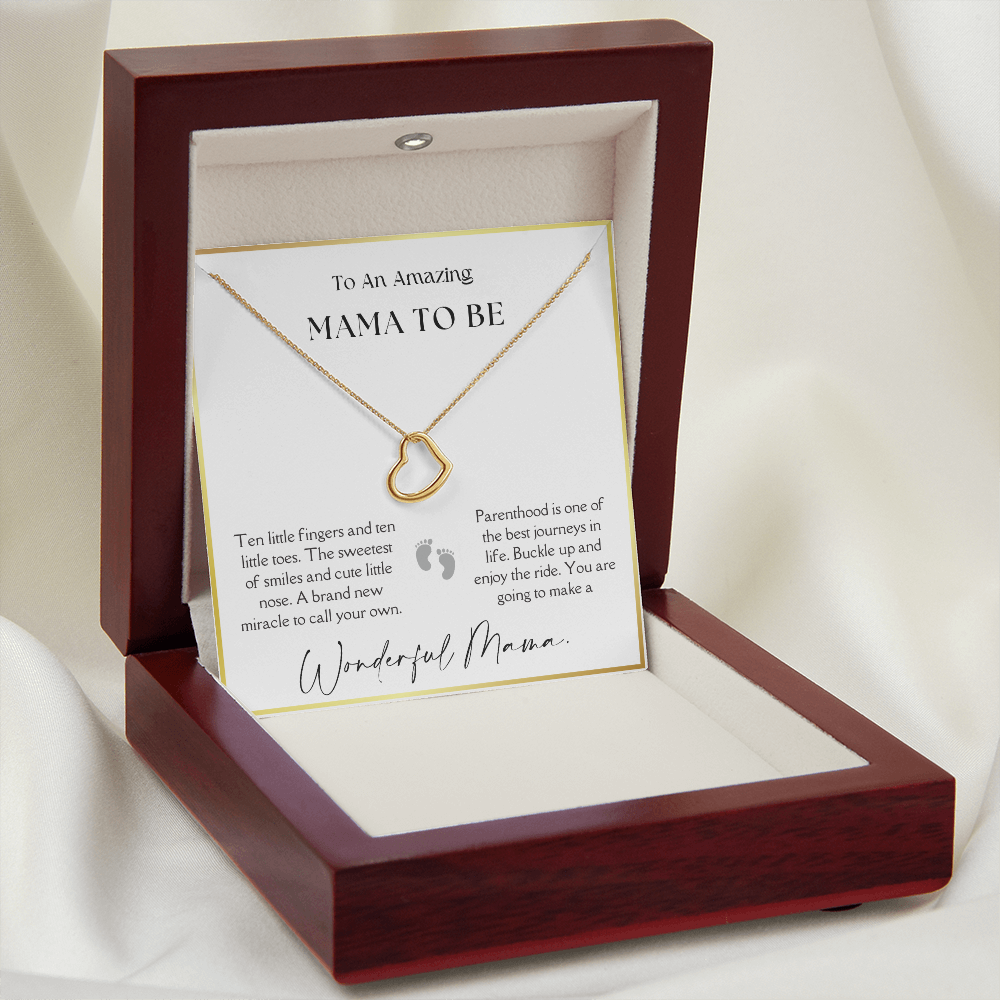 Ten Little Fingers - Expecting Mom Gift - Delicate Heart