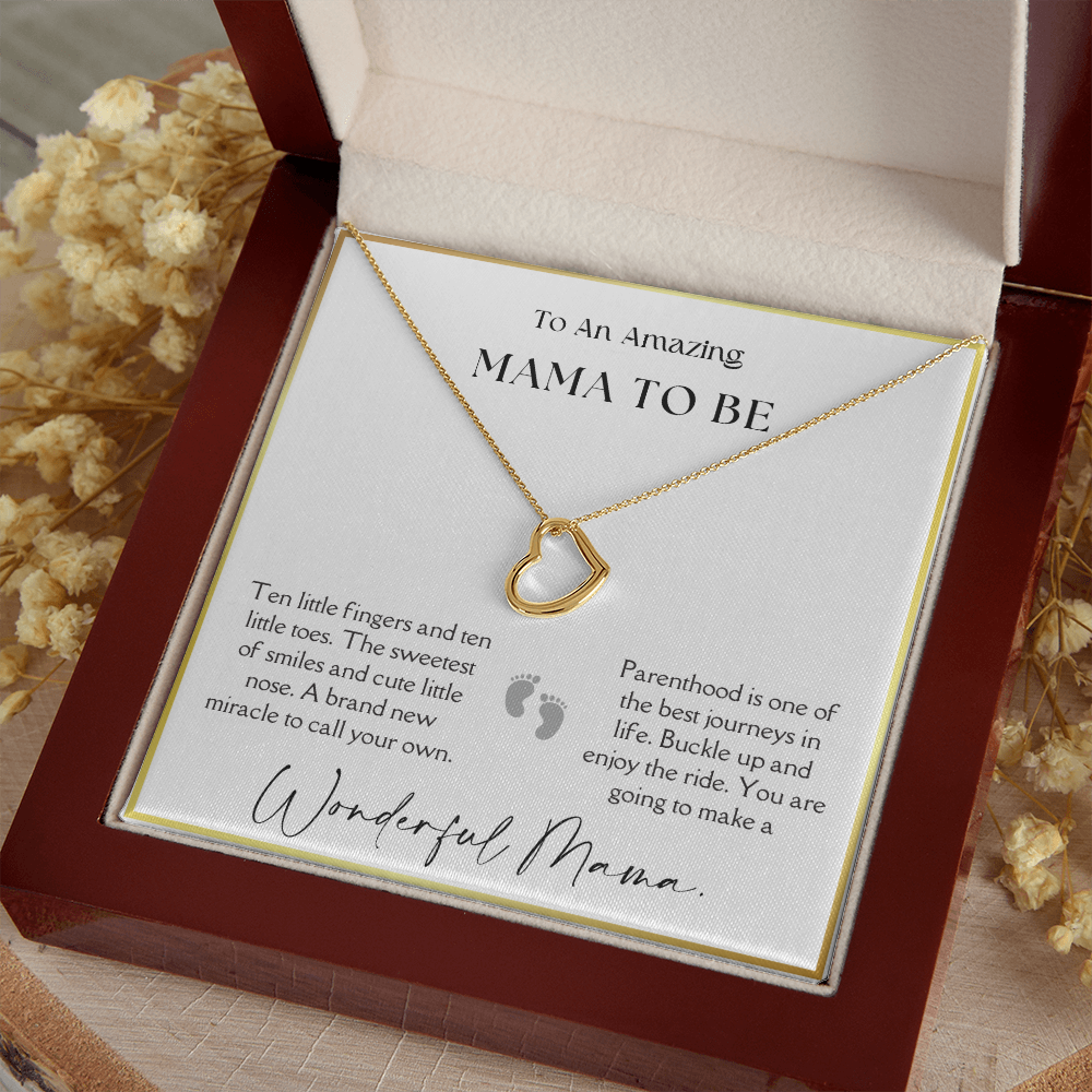 Ten Little Fingers - Expecting Mom Gift - Delicate Heart