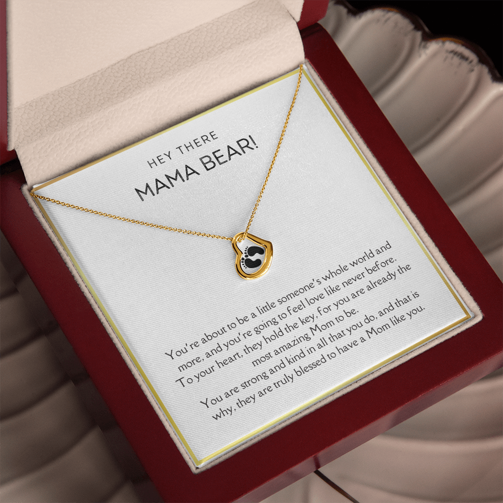 Someone's Whole World - Expecting Mom Gift - Delicate Heart