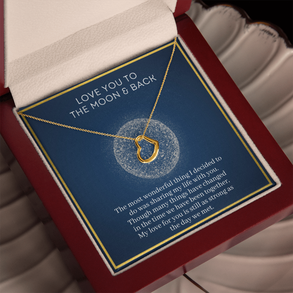 Love You To The Moon - Strong Forever Necklace