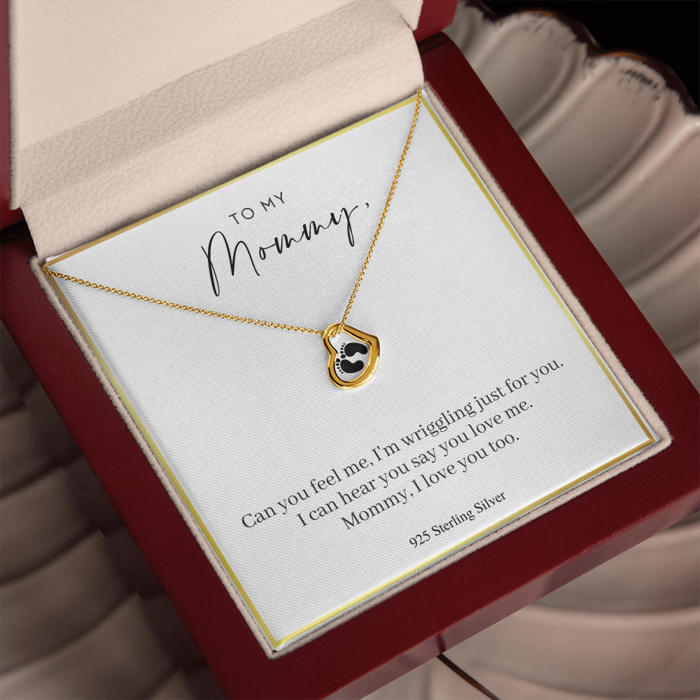 Wriggling Just For You - Expecting Mom Gift - Delicate Heart