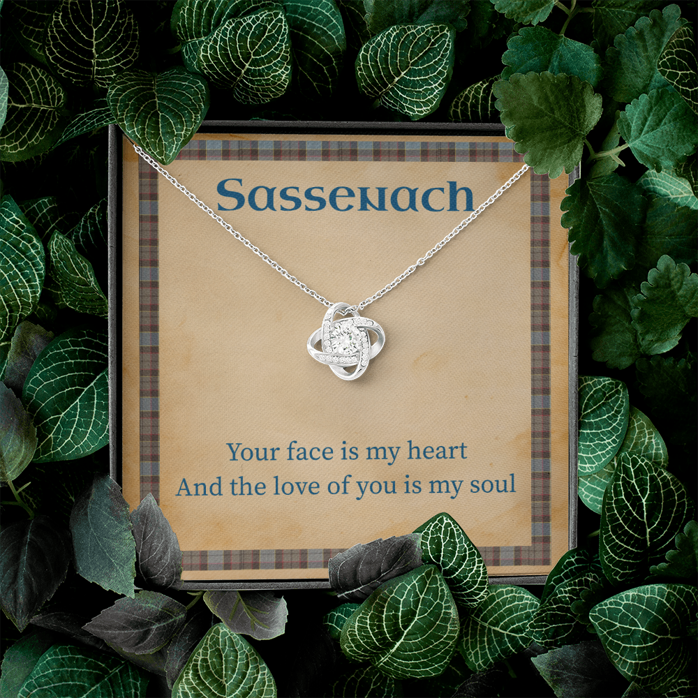 Sassenach Outlander Inspired Love Knot Necklace / Outlander Lover Gift