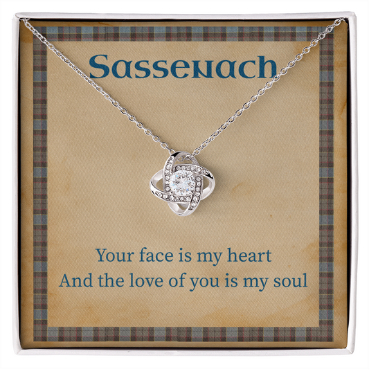 Sassenach Outlander Inspired Love Knot Necklace / Outlander Lover Gift