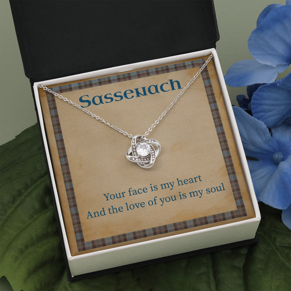 Sassenach Outlander Inspired Love Knot Necklace / Outlander Lover Gift