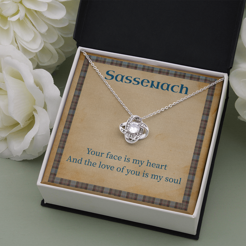 Sassenach Outlander Inspired Love Knot Necklace / Outlander Lover Gift