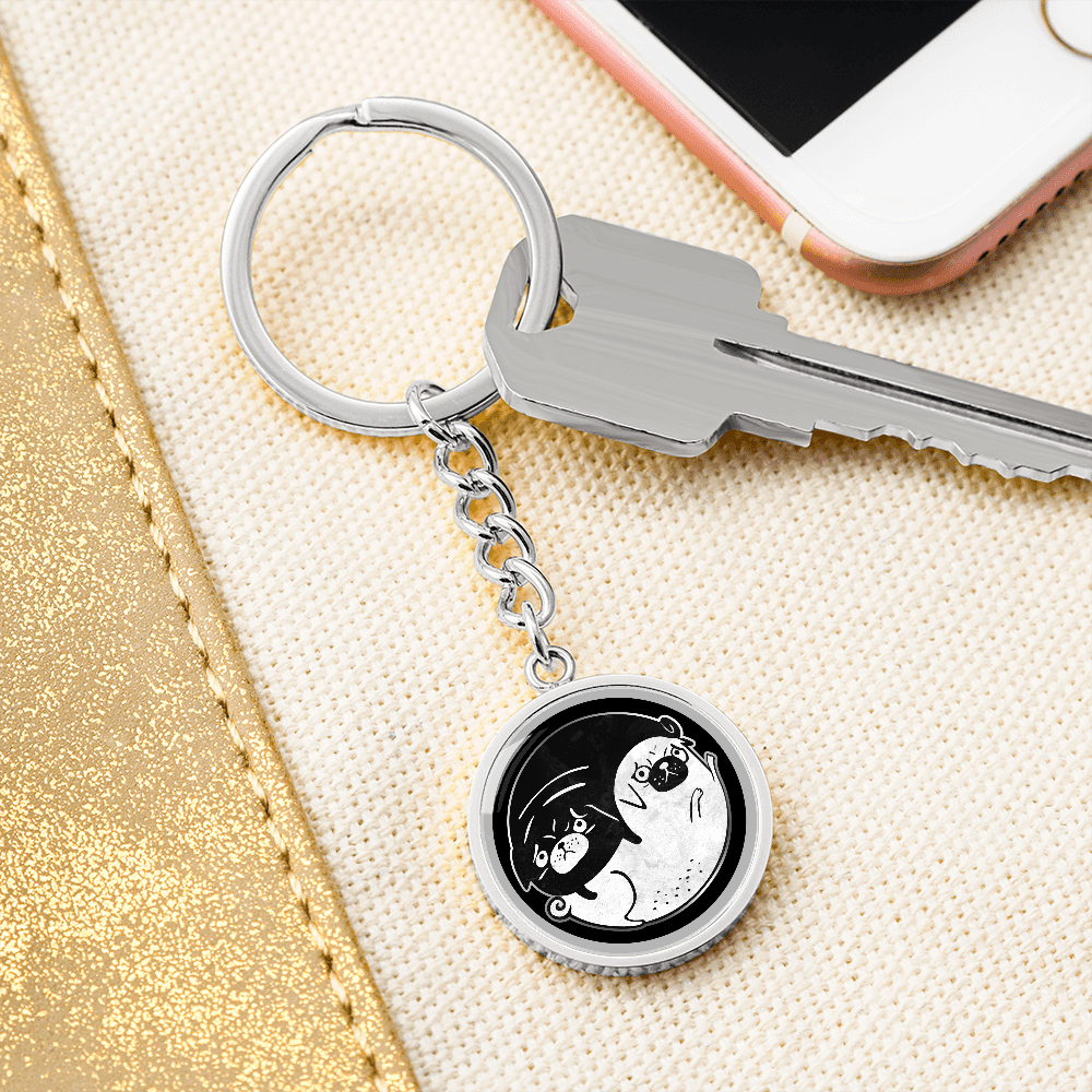 Pug gift / Pug keychain / Pug Owner Gift / Pug