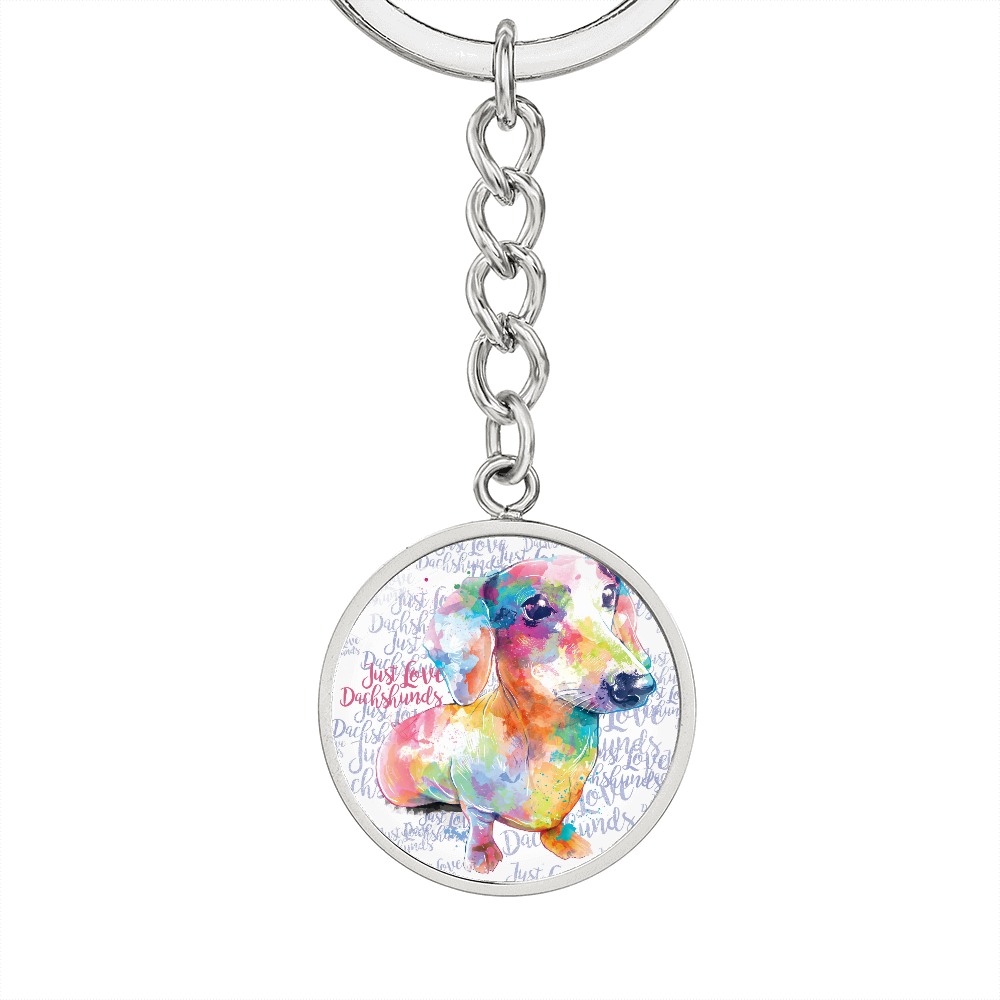 Dachshund Keychain with Personalised Option