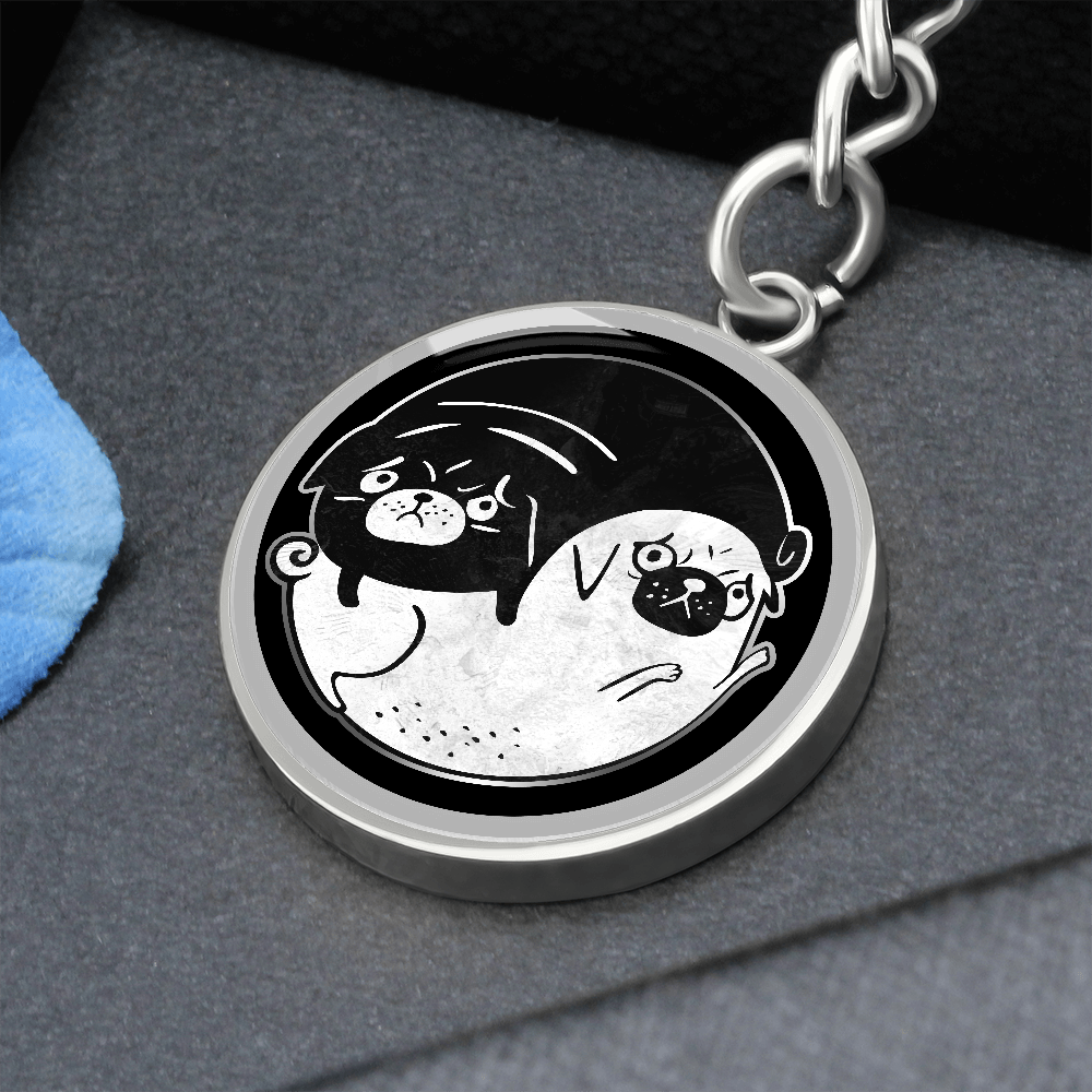 Pug gift / Pug keychain / Pug Owner Gift / Pug