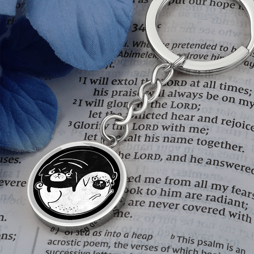 Pug gift / Pug keychain / Pug Owner Gift / Pug