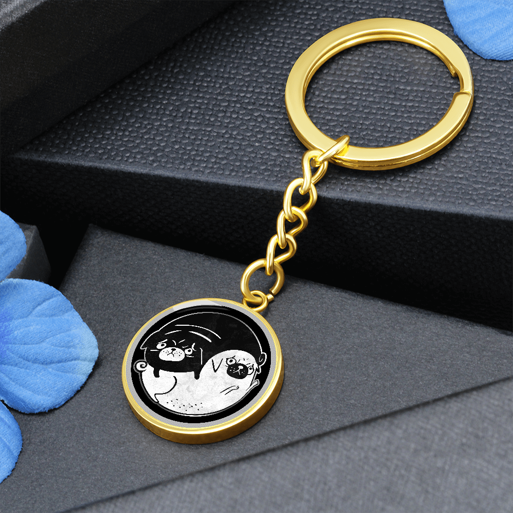 Pug gift / Pug keychain / Pug Owner Gift / Pug