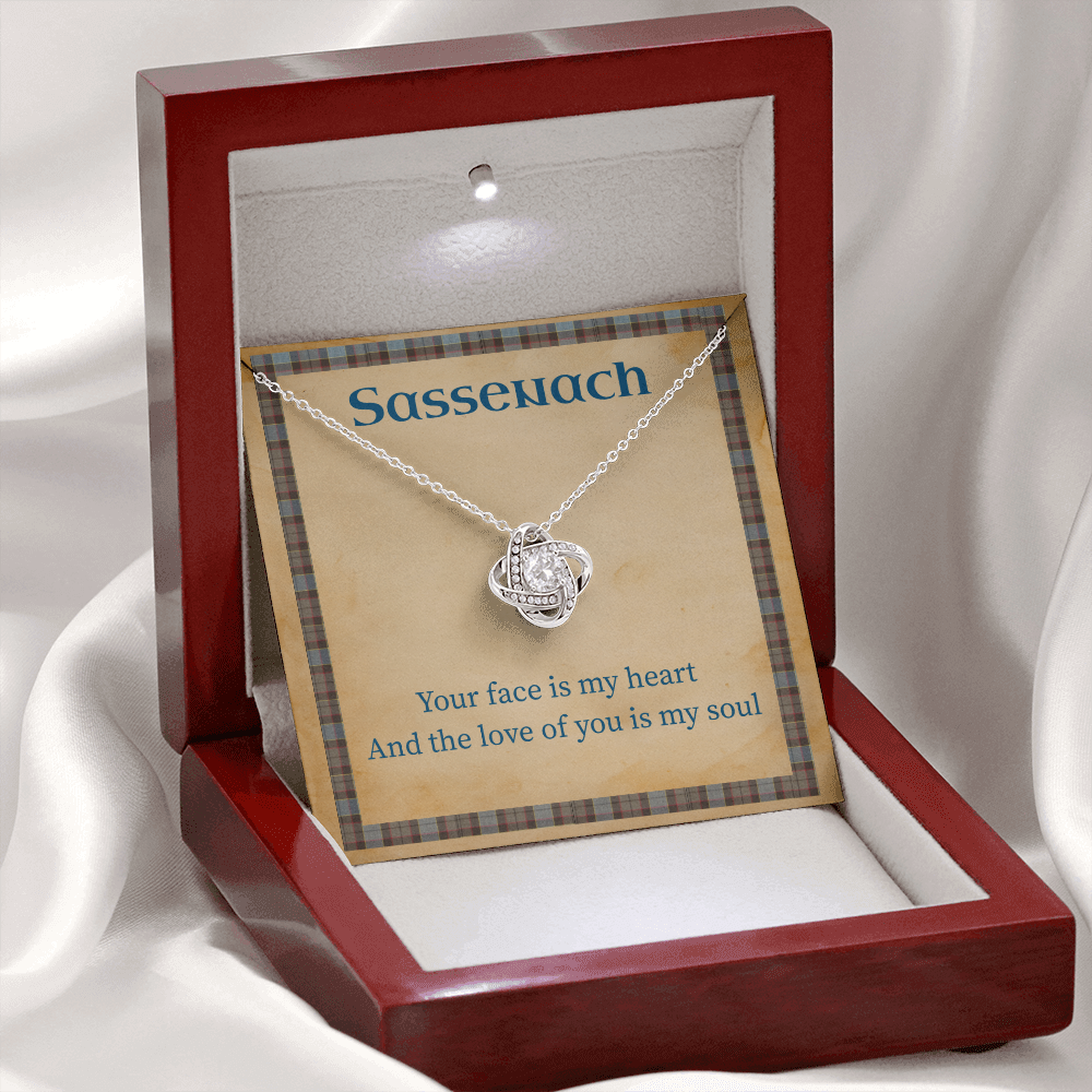 Sassenach Outlander Inspired Love Knot Necklace / Outlander Lover Gift