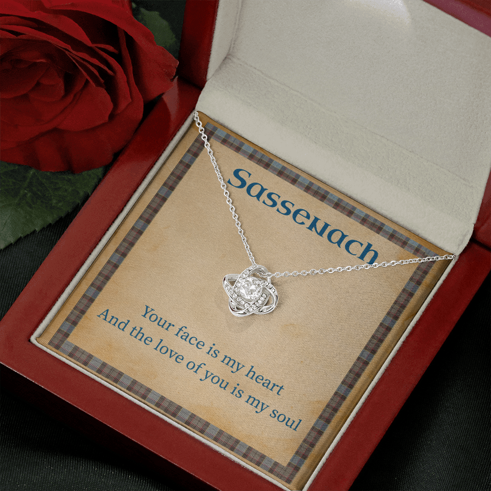 Sassenach Outlander Inspired Love Knot Necklace / Outlander Lover Gift