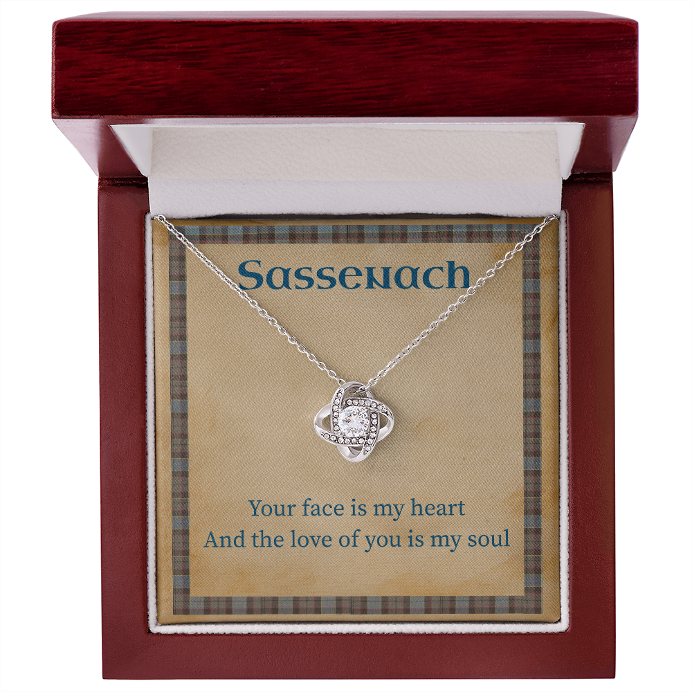 Sassenach Outlander Inspired Love Knot Necklace / Outlander Lover Gift