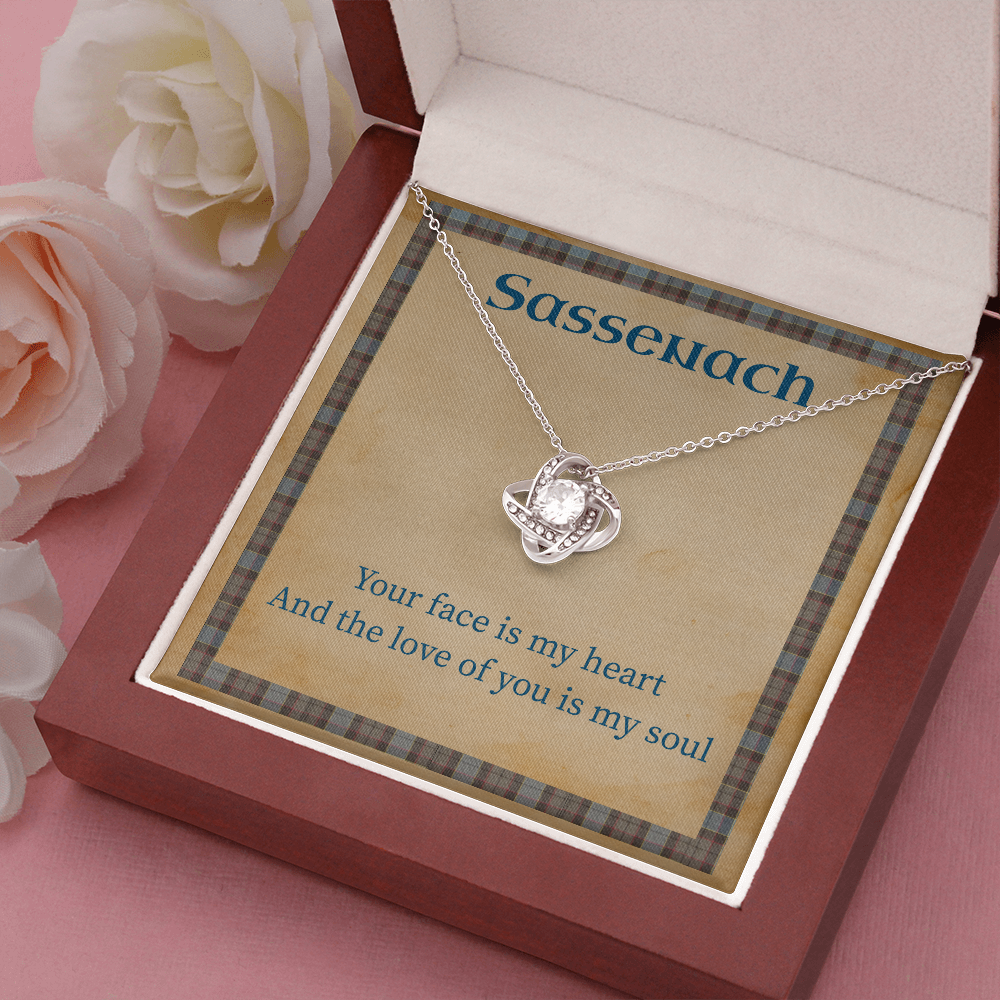 Sassenach Outlander Inspired Love Knot Necklace / Outlander Lover Gift