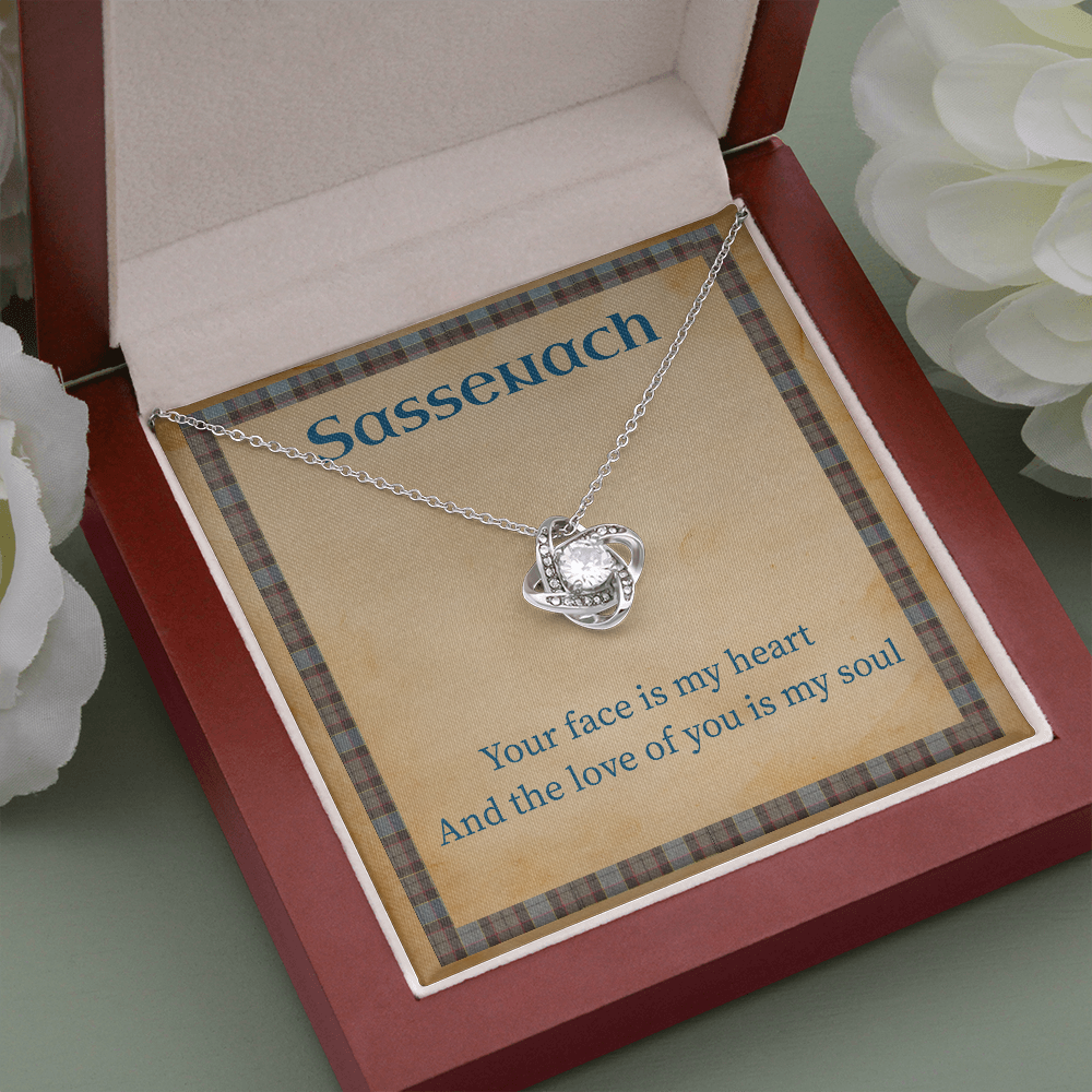 Sassenach Outlander Inspired Love Knot Necklace / Outlander Lover Gift